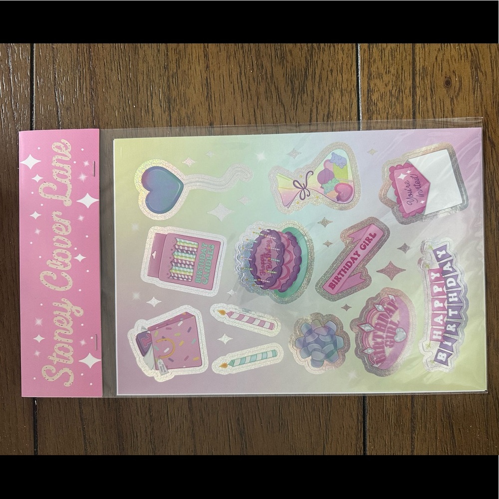 Stoney clover lane Libby’s birthday sticker pack